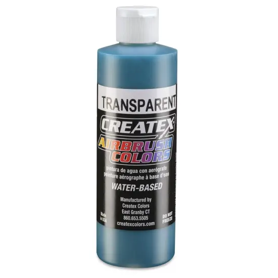 Createx Airbrush Color - 8 oz, Transparent Aqua {1}