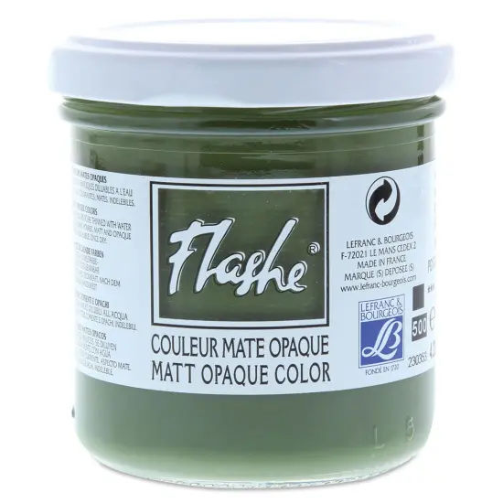 Lefranc & Bourgeois Flashe Vinyl Paint - Verdaccio, 125 ml jar {1}
