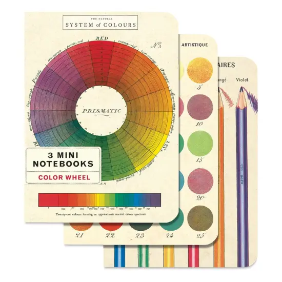 Cavallini Color Wheel Mini Notebooks, Pkg of 3 {1}