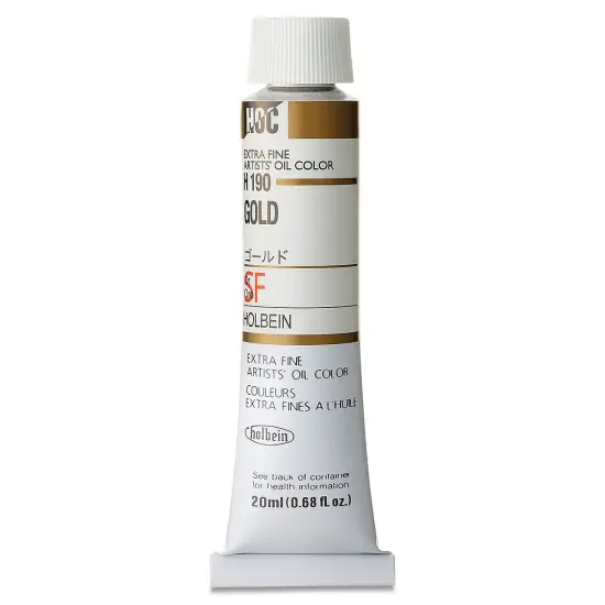 Holbein Artists' Oil Color - Gold, 20 ml tube {2}