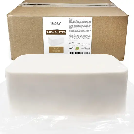 25 LB - Shea Butter - Melt and Pour Soap Base by Velona | SLS/SLES Free | Natural Bars for The Best Result for Soap-Making {1}