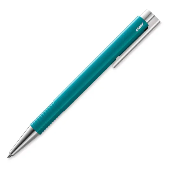 Lamy Logo M+ Ballpoint Pen - Aquamarine Gloss {1}