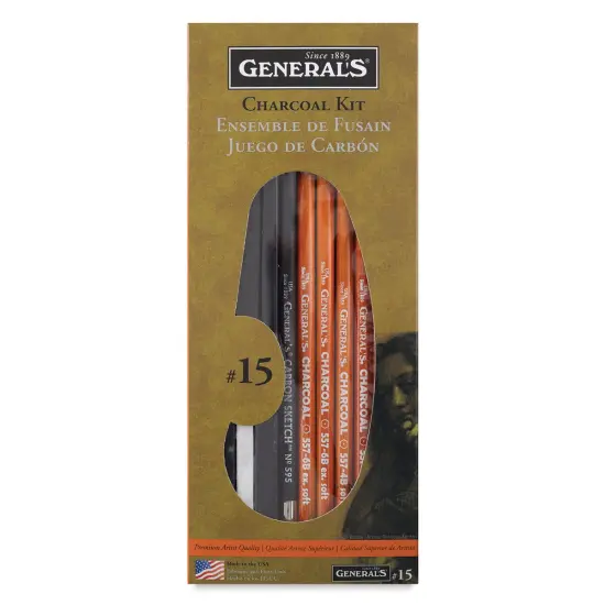 General's Charcoal Pencil Drawing Kit No. 15 {1}