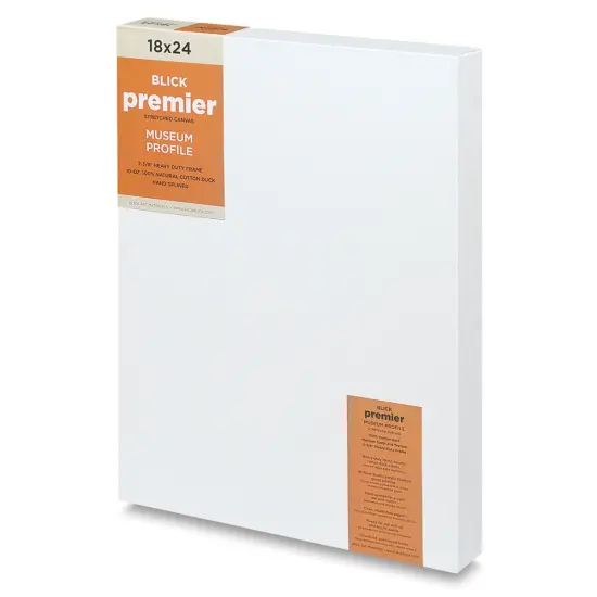 Blick Premier Stretched Cotton Canvas - Museum Profile, Splined, 18" x 24" {1}