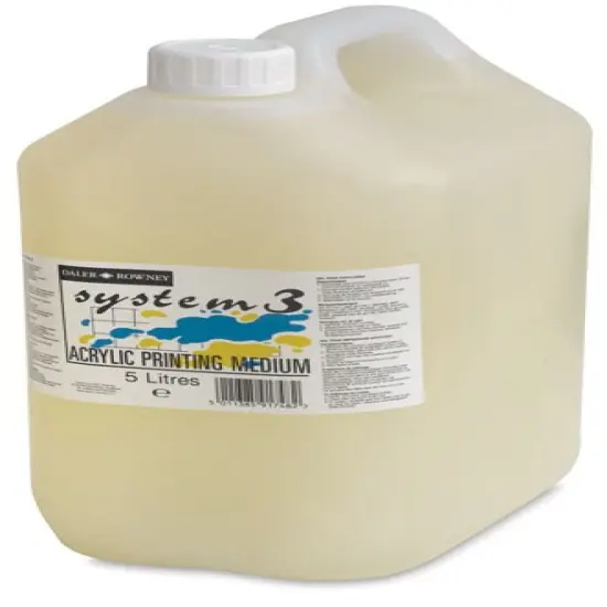 Daler-Rowney System3 Acrylic Printing Medium - 5 L {1}