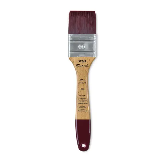 Raphael Sepia Flat Brush - Mixed Media Flat, Size 40 {1}