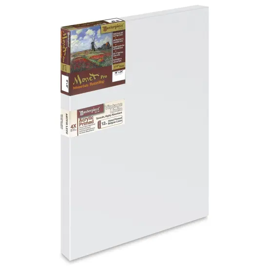 Masterpiece Monet Pro Artfix Linen Canvas - 18" x 24", Acrylic Primed {1}