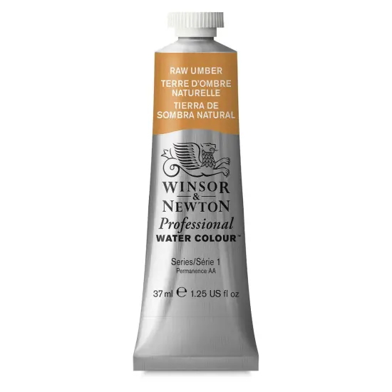 Winsor & Newton Professional Watercolor - Raw Umber, 37 ml Tube {1}