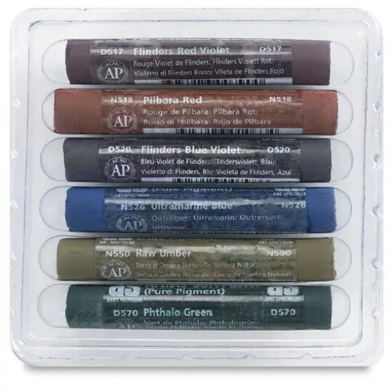 Art Spectrum Pastel 6ix Pack Set - Darkest Darks, Set of 6 {2}