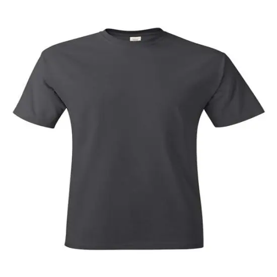 Hanes&reg; Authentic Crewneck Short Sleeve T-Shirt Smoke Grey {1}