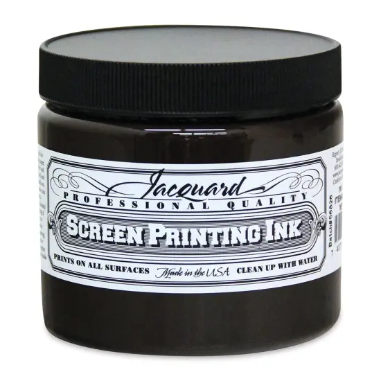 Jacquard Screen Printing Ink - Brown, 16 oz {1}