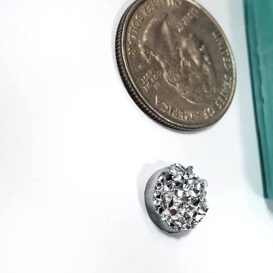 Druzy Circle Chunky Earring Silicone Mold 10MM {3}