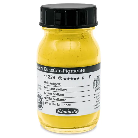 Schmincke Pigment - Brilliant Yellow, 100 ml Jar {1}
