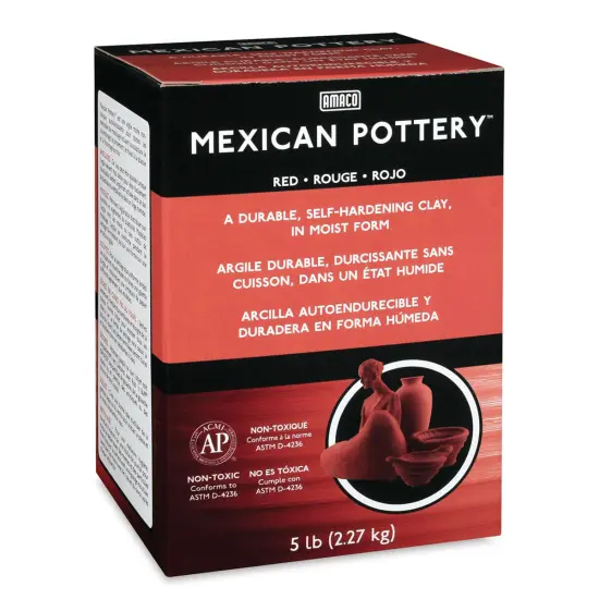 Amaco Mexican Pottery Clay - 5 lb {2}