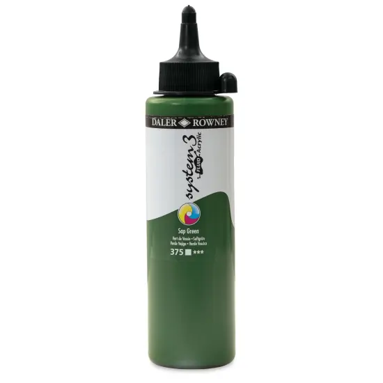 Daler-Rowney System3 Fluid Acrylic - Sap Green, 250 ml {1}