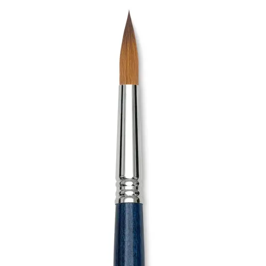 Escoda Optimo Kolinsky Sable Brush - Pointed Round, Long Handle, Size 12 {1}