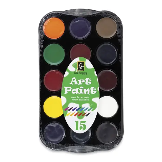 Richeson Art Paint Sets - Set of 15, Assorted Colors, .4 oz {1}