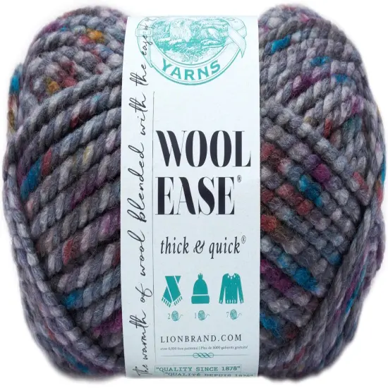 (3 Pack) Lion Brand Wool-Ease Thick & Quick Yarn - Abalone {2}
