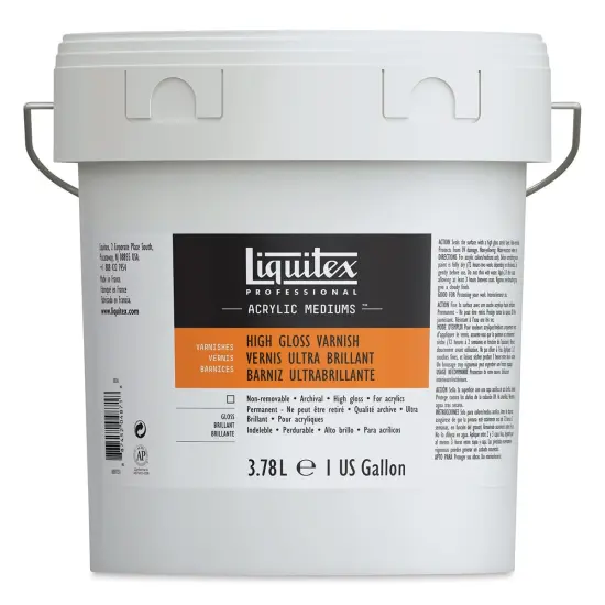 Liquitex Acrylic Varnish - High Gloss, Gallon, Bucket {1}
