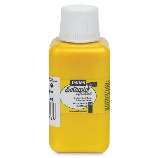 Pebeo Setacolor Fabric Paint - Buttercup, Opaque, 250 ml bottle {1}