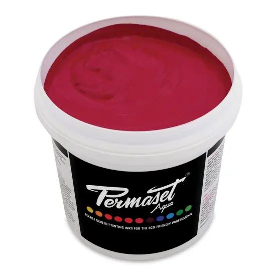 Permaset Aqua Fabric Ink - Supercover Mid Red, Liter {1}