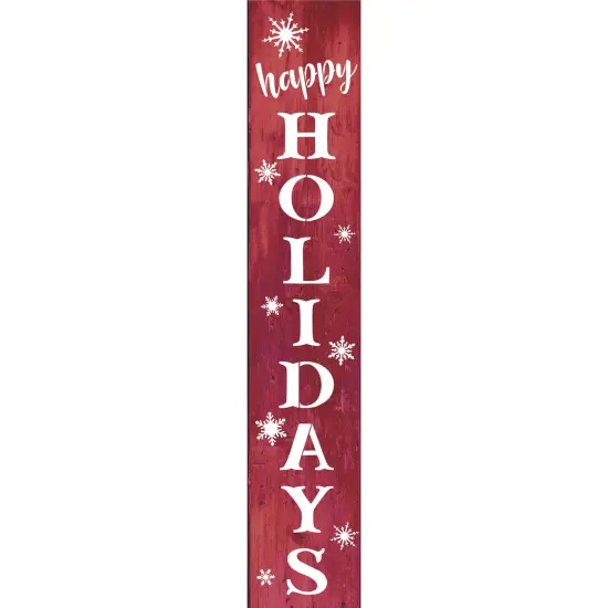 60-Inch Happy Holidays Wall Stencil | 3818L by Designer Stencils | Word & Phrase Stencils | Reusable Art Craft Stencils for Painting on Walls, Canvas, Wood | Reusable Plastic Paint Stencil for Home Makeover | Easy to Use & Clean Art Stencil {1}