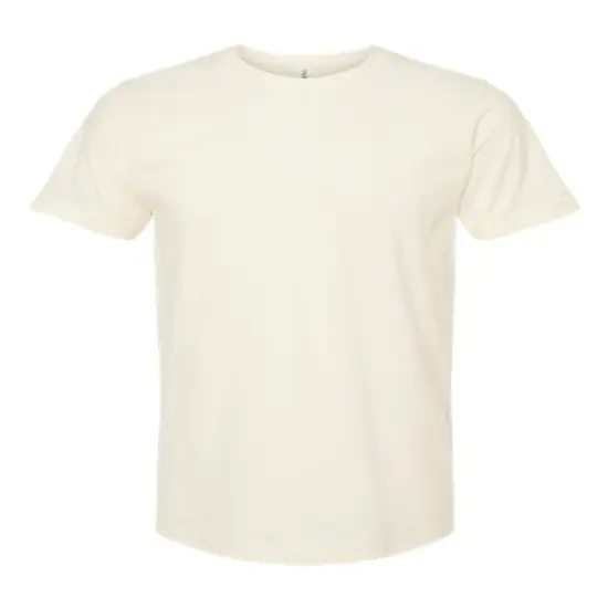 Tultex&reg; Fine Jersey Crewneck Short Sleeve T-Shirt Natural {1}