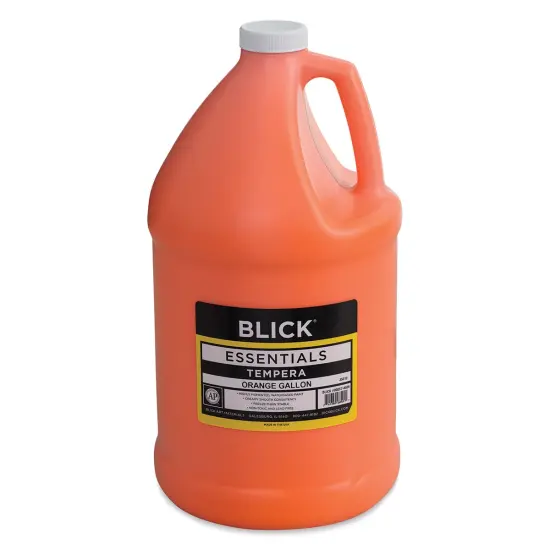 Blick Essentials Tempera - Orange, Gallon {1}