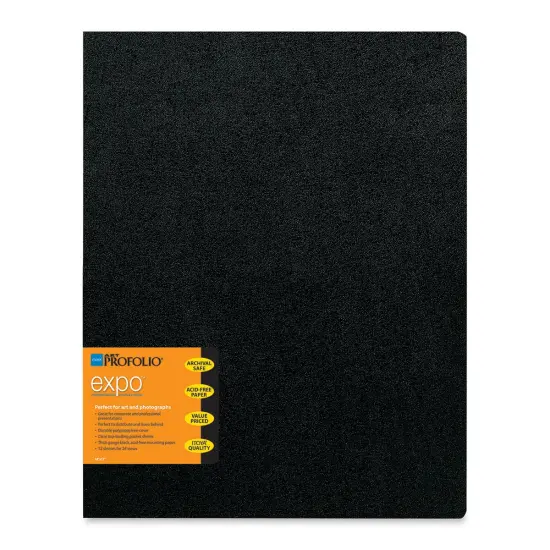 Itoya Art Profolio Expo - 14" x 17", Black, Portrait {1}