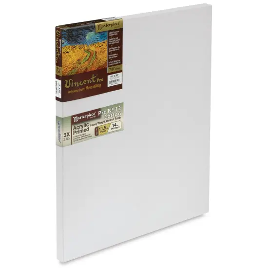 Masterpiece Vincent Pro Sausalito Cotton Canvas - 16" x 20", Acrylic Primed {1}