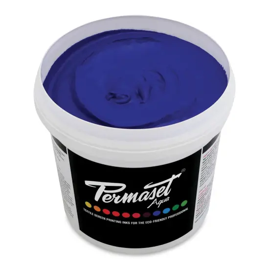Permaset Aqua Fabric Ink - Supercover Ultra Blue, Liter {1}