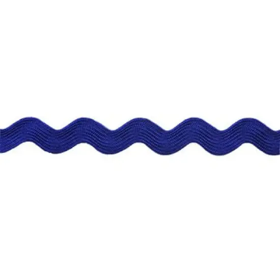 Belagio Medium Ric Rac Trim, 0.75" Wide, 25-Yard Bolt, Royal Blue {1}