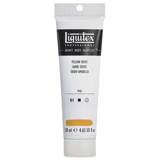 Liquitex Heavy Body Artist Acrylics - Yellow Oxide, 4.65 oz Tube {2}