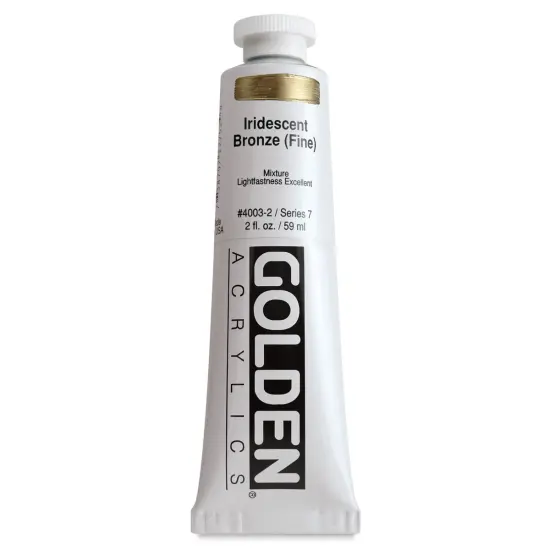 Golden Heavy Body Acrylic Paint - Iridescent Bronze (Fine), 2 oz Tube {1}
