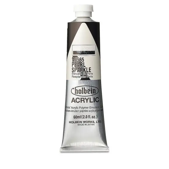Holbein Heavy Body Artist Acrylics - Pearl Sparkle, 60 ml tube {1}