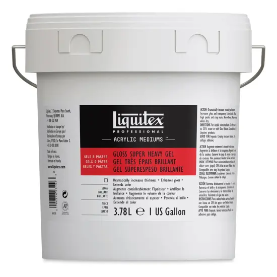 Liquitex Medium - Super Heavy Gel Medium. Gloss, 128 oz {1}