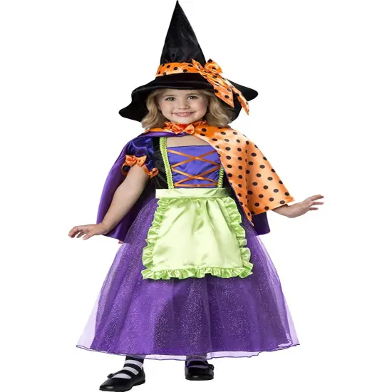 Cute Storybook Witch Girl's Costume {1}