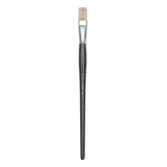 Blick Studio Bristle Brush - Flat, Long Handle, Size 18 {1}