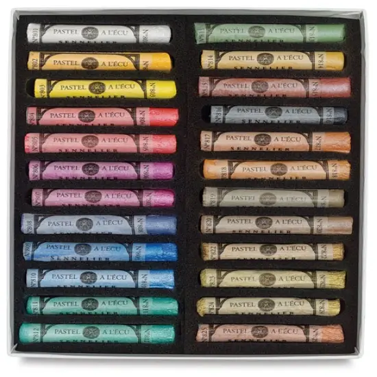 Sennelier Soft Pastels - Set of 24, Iridescent Colors {2}