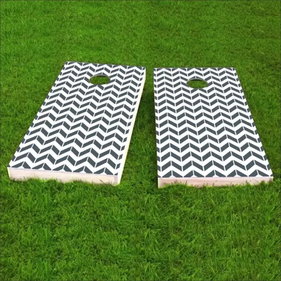 Chevron Cornhole Board Stencil {1}