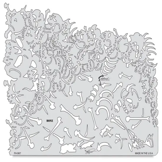 Iwata Artool Freehand Template - Son of Skull Master The Bonz {1}