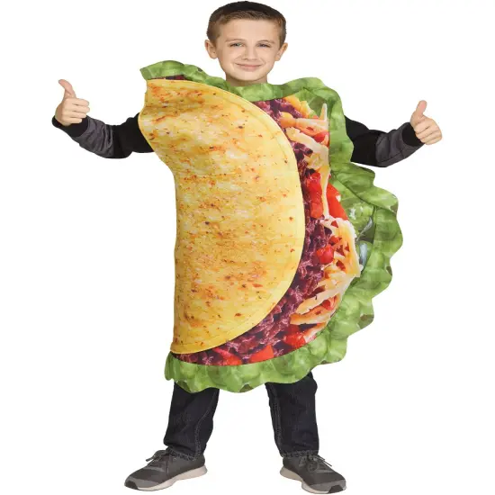 Taco One Size Child's Costume Up To Size 12 {1}
