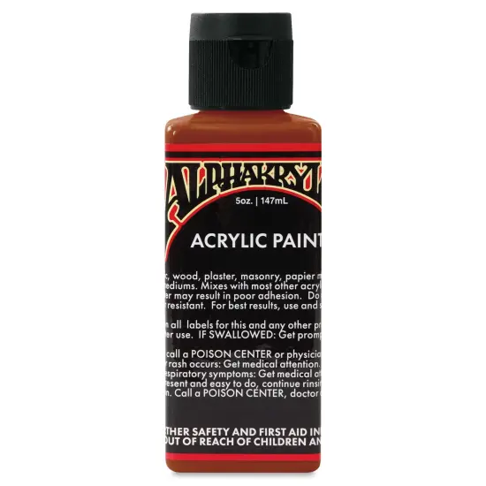 Alpha6 Alphakrylic Acrylic Paint - Burnt Orange, 5 oz {1}
