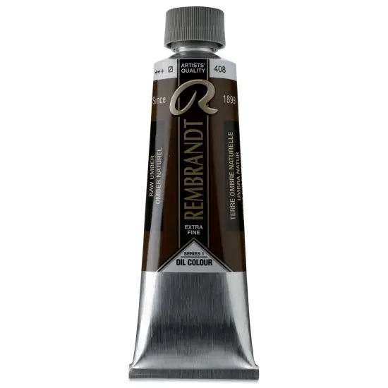 Rembrandt Artists' Oil Color - Raw Umber, 150 ml tube {1}