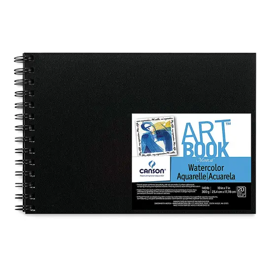 Canson Montval Field Watercolor ArtBook - 10" x 7", Cold Press, 20 Sheets {1}