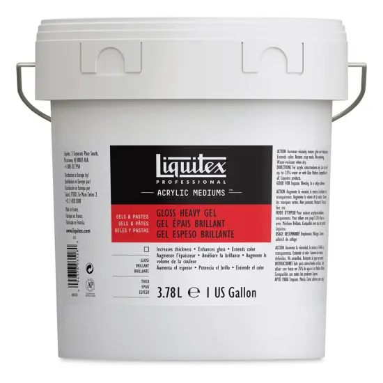 Liquitex Medium - Heavy Gel Medium, Gloss, 128 oz {1}