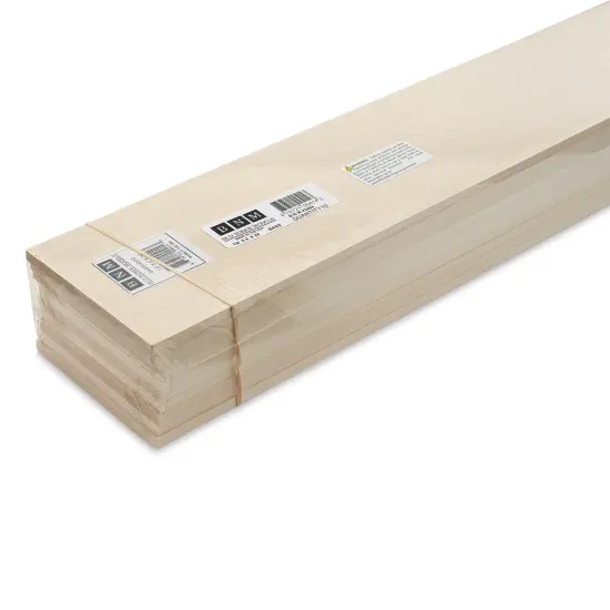 Bud Nosen Basswood Sheets - 1/4" x 4" x 24", 10 Sheets {1}