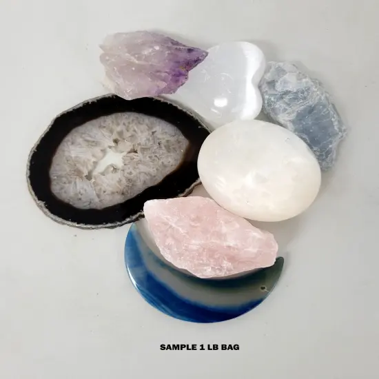 MYSTERY CRYSTAL BAG - Random Pick by the weight 1 LB to 3 LBS {5}