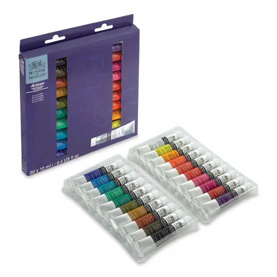 Winsor & Newton Artisan Water Mixable Oil Paint - Set of 20, Assorted Colors, 12 ml {1}