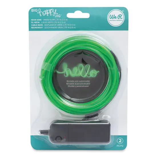 We R Memory Keepers Neon Wire, Green Glow {1}